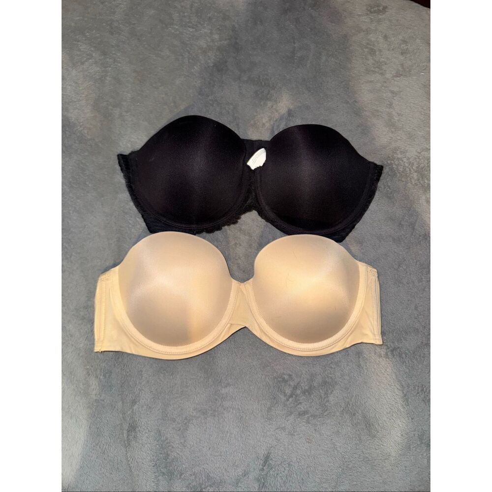 Set of 2 Maidenform strapless bras size 36C